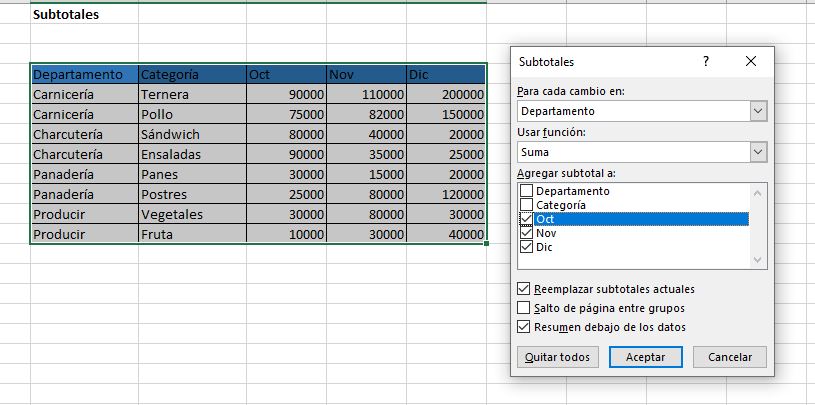 Excel_subtotal